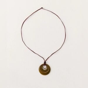 Peppermayo Brown and Gold Layered Necklace